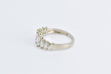 Load image into Gallery viewer, 14K 1.00 Ctw Marquise Diamond Graduated Fashion Ring White Gold