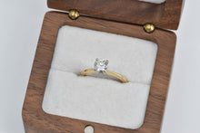 Load image into Gallery viewer, 14K 0.64 Ct Natural Diamond Solitaire Engagement Ring Yellow Gold