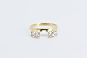 14K 0.60 Ctw Natural Diamond Wedding Band Ring Yellow Gold