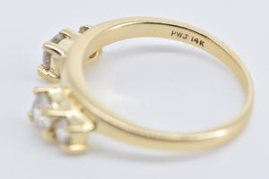 14K 0.60 Ctw Natural Diamond Wedding Band Ring Yellow Gold