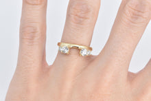 Load image into Gallery viewer, 14K 0.60 Ctw Natural Diamond Wedding Band Ring Yellow Gold