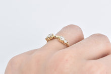 Load image into Gallery viewer, 14K 0.60 Ctw Natural Diamond Wedding Band Ring Yellow Gold