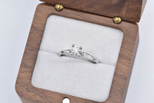 Load image into Gallery viewer, 18K 0.45 Ct Natural Diamond Classic Engagement Ring White Gold