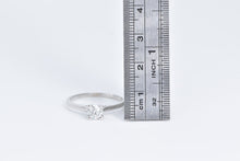 Load image into Gallery viewer, 18K 0.45 Ct Natural Diamond Classic Engagement Ring White Gold