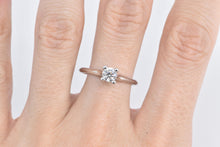 Load image into Gallery viewer, 18K 0.45 Ct Natural Diamond Classic Engagement Ring White Gold