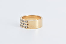 Load image into Gallery viewer, 14K 0.72 Ctw Natural Diamond Channel Row Band Ring Yellow Gold