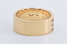 Load image into Gallery viewer, 14K 0.72 Ctw Natural Diamond Channel Row Band Ring Yellow Gold