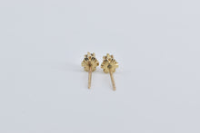 Load image into Gallery viewer, 10K Round Natural Diamond Solitaire Stud Earrings Yellow Gold