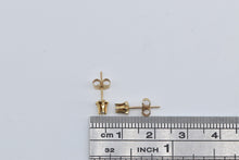 Load image into Gallery viewer, 10K Round Natural Diamond Solitaire Stud Earrings Yellow Gold