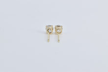 Load image into Gallery viewer, 14K 0.50 Ctw Diamond Classic Solitaire Stud Vintage Earrings Yellow Gold