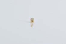 Load image into Gallery viewer, 14K 0.10 Ct Natural Diamond Solitaire Single Stud Earring Yellow Gold