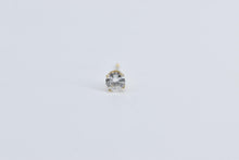 Load image into Gallery viewer, 14K 0.17 Ct Natural Diamond Solitaire Single Stud Earring Yellow Gold