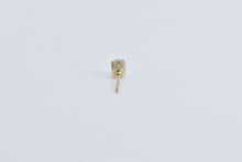 Load image into Gallery viewer, 14K 0.17 Ct Natural Diamond Solitaire Single Stud Earring Yellow Gold