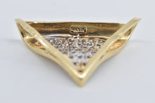 Load image into Gallery viewer, 14K 0.72 Ctw Natural Diamond Triangle Slide Pendant Yellow Gold