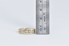 Load image into Gallery viewer, 14K 1.00 Ctw Marquise Round Natural Diamond Band Ring Yellow Gold