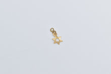 Load image into Gallery viewer, 14K Vintage Star of David Grooved Jewish Faith Charm/Pendant Yellow Gold