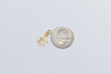 Load image into Gallery viewer, 14K Vintage Star of David Grooved Jewish Faith Charm/Pendant Yellow Gold