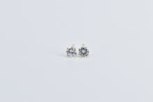 Load image into Gallery viewer, 14K Round Solitaire Classic Solitaire Stud Earrings Yellow Gold