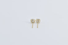 Load image into Gallery viewer, 14K Round Solitaire Classic Solitaire Stud Earrings Yellow Gold