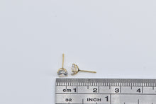 Load image into Gallery viewer, 14K Round Solitaire Classic Solitaire Stud Earrings Yellow Gold