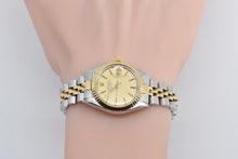 Load image into Gallery viewer, 18k Stainless Rolex Date 26mm Model 6917 Women&#39;s Watch