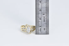 Load image into Gallery viewer, 14K 1.00 Ctw Natural Marquise Diamond Engagement Ring Yellow Gold