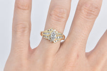 Load image into Gallery viewer, 14K 1.00 Ctw Natural Marquise Diamond Engagement Ring Yellow Gold