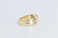 Load image into Gallery viewer, 14K 0.96 Ctw Baguette Natural Diamond Freeform Ring Yellow Gold