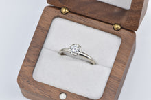 Load image into Gallery viewer, 14K 0.45 Ct Natural Diamond Vintage Engagement Ring White Gold