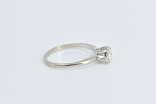 Load image into Gallery viewer, 14K 0.45 Ct Natural Diamond Vintage Engagement Ring White Gold