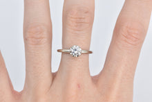 Load image into Gallery viewer, 14K 0.45 Ct Natural Diamond Vintage Engagement Ring White Gold