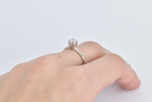 Load image into Gallery viewer, 14K 0.45 Ct Natural Diamond Vintage Engagement Ring White Gold