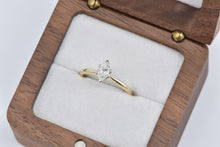 Load image into Gallery viewer, 14K 0.45 Ct Marquise Natural Diamond Engagement Ring Yellow Gold