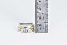 Load image into Gallery viewer, 14K 0.88 Ctw Diamond Channel Wedding Band Ring White Gold