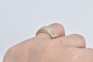 14K 0.88 Ctw Diamond Channel Wedding Band Ring White Gold