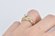 Load image into Gallery viewer, 14K 0.77 Ctw Natural Diamond Engagement Ring Yellow Gold