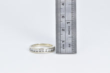 Load image into Gallery viewer, 14K 0.60 Ctw Natural Diamond Curved Wedding Band Ring White Gold