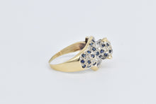 Load image into Gallery viewer, 14K Pave Sapphire Diamond Ruby Leopard Jaguar Ring Yellow Gold