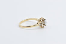 Load image into Gallery viewer, 14K 0.80 Ctw Natural Diamond Halo Engagement Ring Yellow Gold