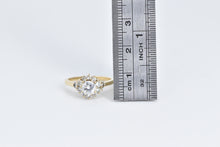 Load image into Gallery viewer, 14K 0.80 Ctw Natural Diamond Halo Engagement Ring Yellow Gold