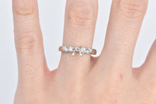 Load image into Gallery viewer, 14K 0.40 Ctw Diamond 0.50 Ct Engagement Setting Ring White Gold