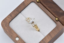 Load image into Gallery viewer, 14K 0.70 Ctw Marquise Diamond Engagement Ring Yellow Gold