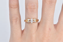 Load image into Gallery viewer, 14K 0.70 Ctw Marquise Diamond Engagement Ring Yellow Gold