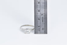 Load image into Gallery viewer, Platinum 1940&#39;s 0.76 Ctw Natural Diamond Engagement Ring