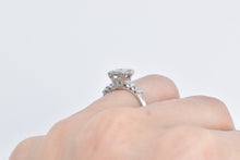 Load image into Gallery viewer, Platinum 1940&#39;s 0.76 Ctw Natural Diamond Engagement Ring