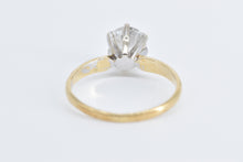 Load image into Gallery viewer, 14K 0.94 Ct Natural Diamond Solitaire Engagement Ring Yellow Gold