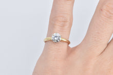 Load image into Gallery viewer, 14K 0.94 Ct Natural Diamond Solitaire Engagement Ring Yellow Gold