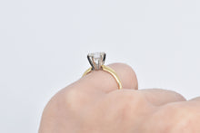 Load image into Gallery viewer, 14K 0.94 Ct Natural Diamond Solitaire Engagement Ring Yellow Gold