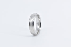 Platinum 5.9mm Grooved Benchmark Wedding Band Ring