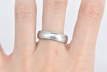 Load image into Gallery viewer, Platinum 5.9mm Grooved Benchmark Wedding Band Ring